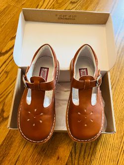 L’Amour Leather Shoes – Size 12 (Cognac) – Like New! 👞✨