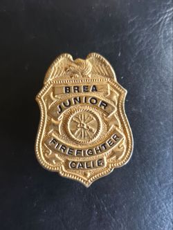JR FIREFIGHTER badge