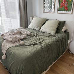 IKEA malm white bed frame