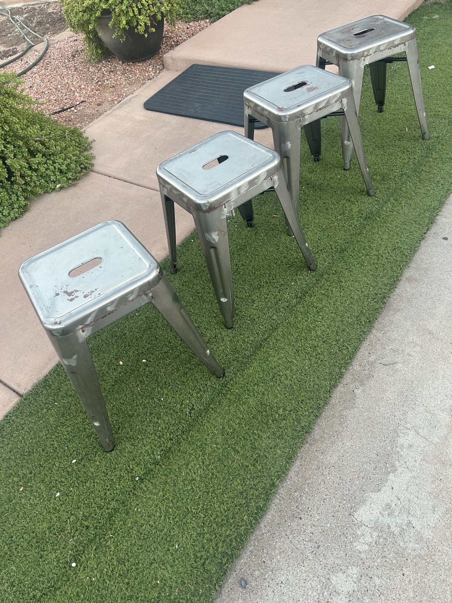 Industrial Design Barstools Set