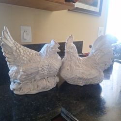 French Country Chicken and Rooster