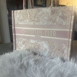 Christian Dior small book tote- Pink