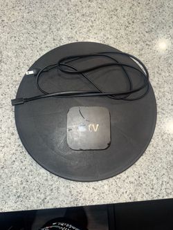 Apple Tv box with apple remote