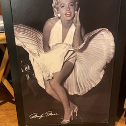 Marylin Monroe  3 Photos With Frame 25.00 Each 