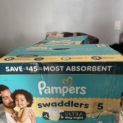 Pampers Swaddlers#5 140 Diapers