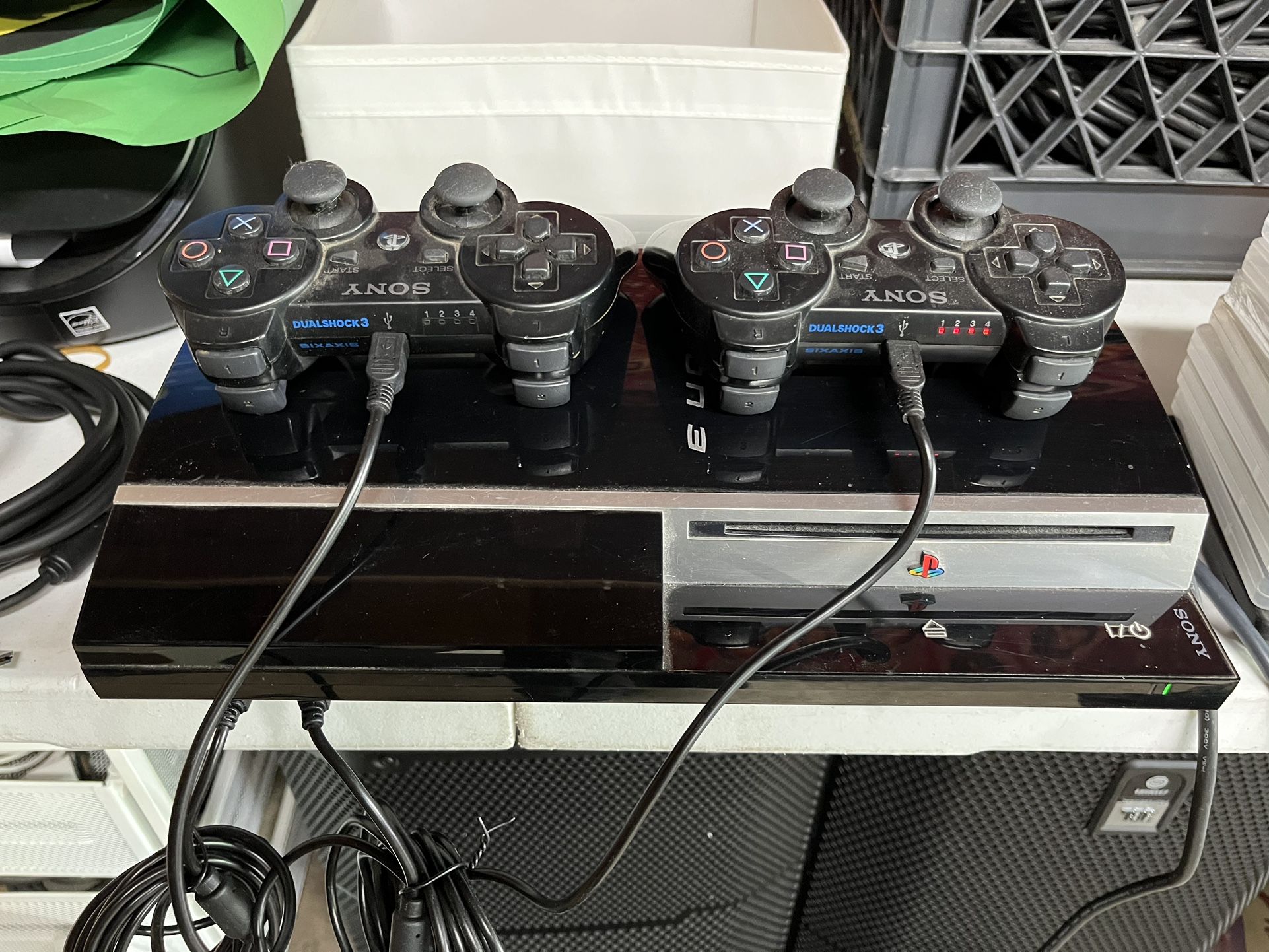 PS3 + (8) Games - $125