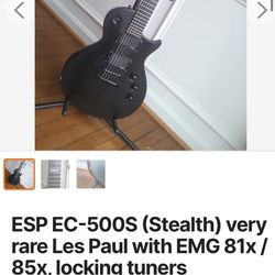 ESP LTD EC-500S Seymour Duncan Invaders