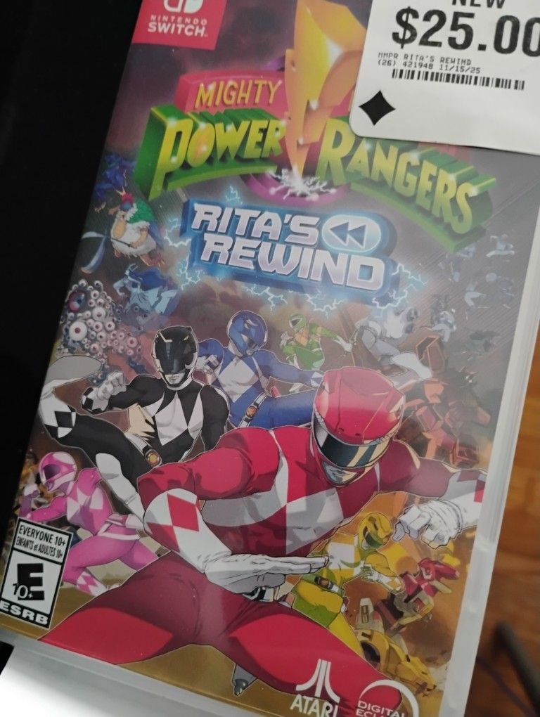 Power Rangers Rita's rewind New Game For Switch