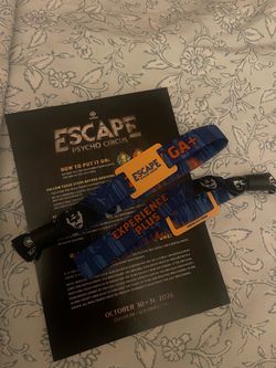 Escape Halloween 2 day wristbands