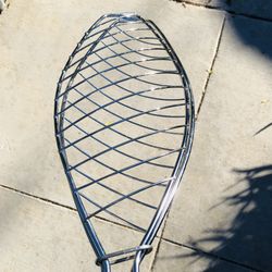 Fish Grill Basket Wood Handle (Silver Lake)