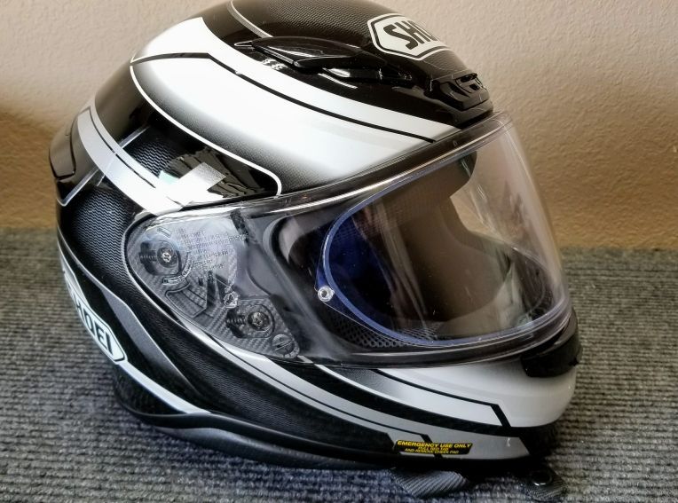 Shoei RF 1200 Helmet w SENA 10 Bluetooth