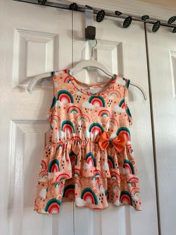 Rainbow tank with bow, size 5T