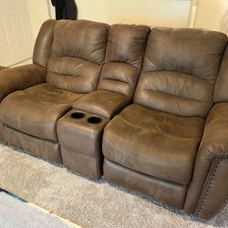 Couch and Recliner Set