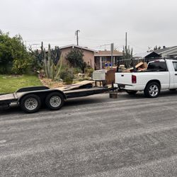 16 Foot Car Trailer And 2003 Dodge Ram For Sale