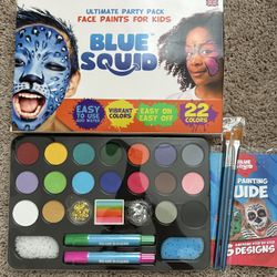 Face Painting Kit Blue Squid 