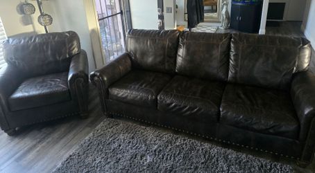 Sofa and chair