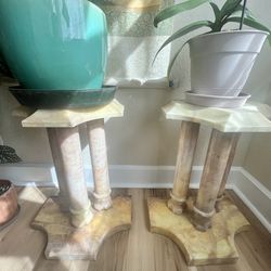 Vintage Marble Pedestal