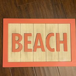 beach sign