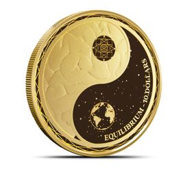 2022 1/10 oz Tokelau Equilibrium Gold Coin (Proof-Like)