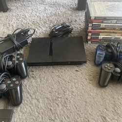 Sony PlayStation 2 Slim Black Console Bundle 