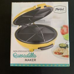 Parini Electronic Quesadilla Maker -Yellow NWOT for Sale in Downey, CA -  OfferUp