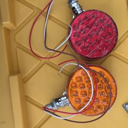 4 Inch Round Signals Or Marker Lights Super Bright Brand New