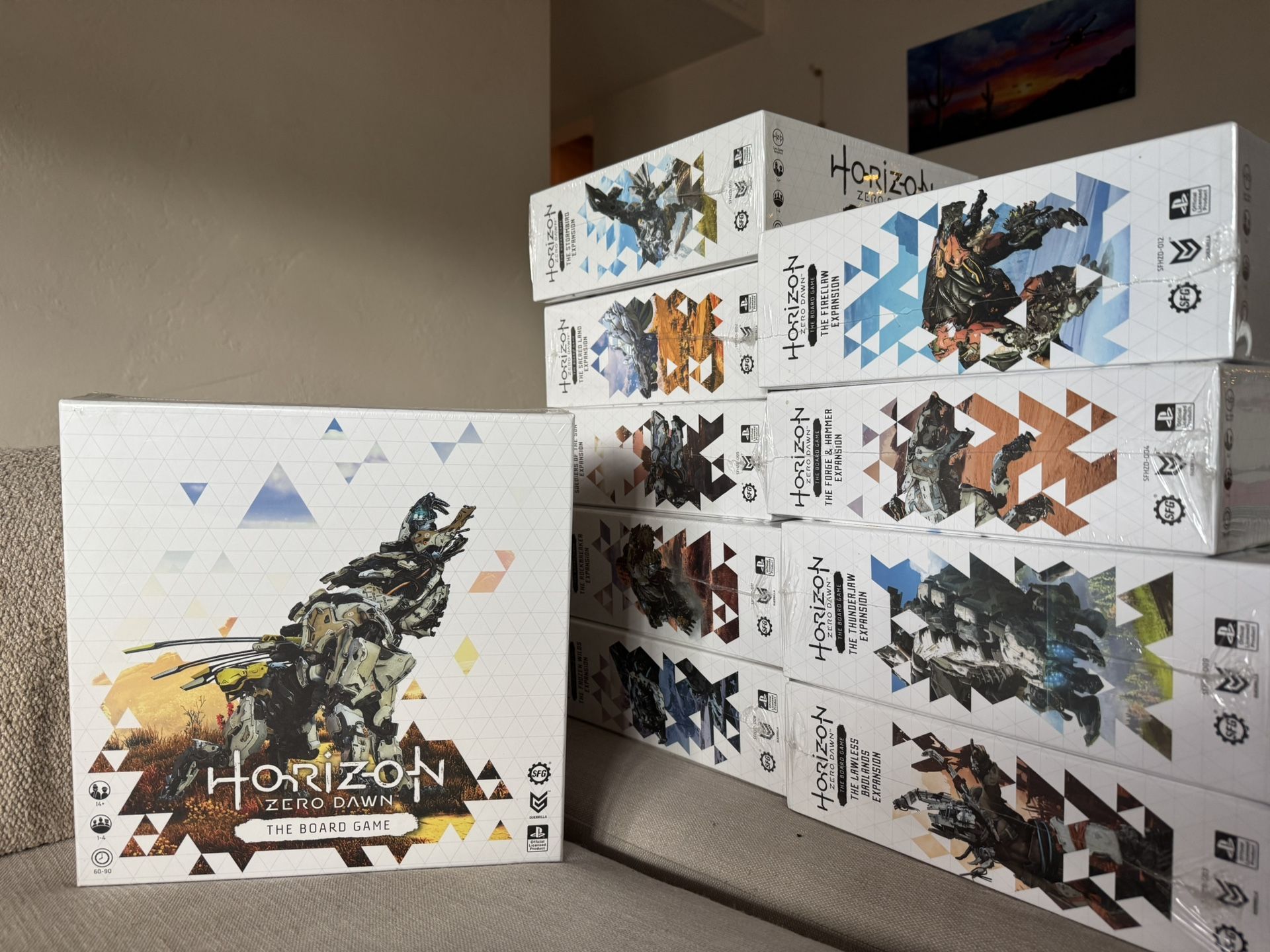 Horizon Zero Dawn Board Game with 9 Expansions 