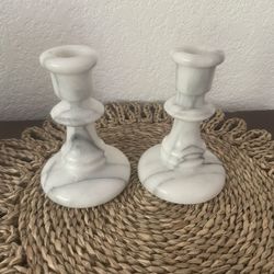 Marble Candle Holders