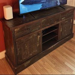 wood cabinet/tv stand/buffet