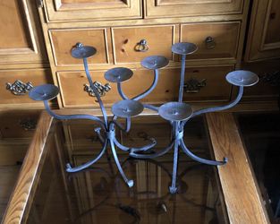 FIRM PRICE Vintage rustic candelabra candleholders
