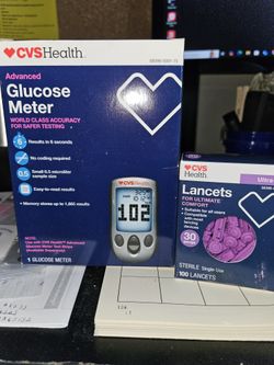 Glucose Meter With Lancets