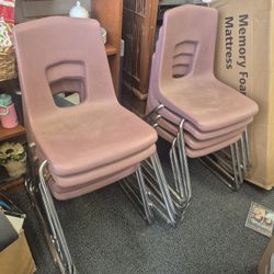 Virco Classic Series stackable school chairs, 