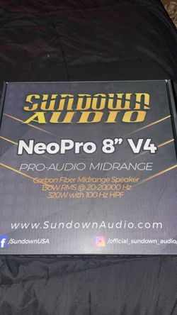 Sundown Audio NeoPro 8 V4 BRAND NEW