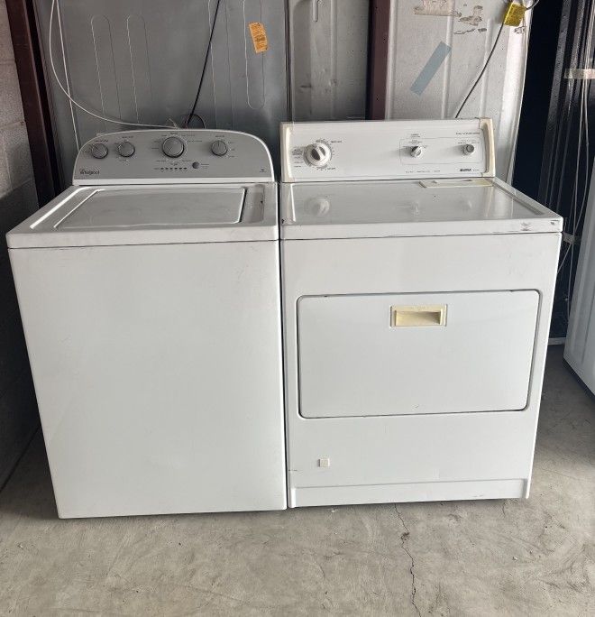 Whirlpool Washer And Kenmore Electric Dryer