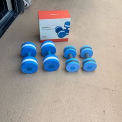 Water weights, speedo, two pair, large and smaller