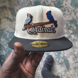 New Era St. Louis Cardinals Fitted Hat 7 1/2 "Family And Friends"