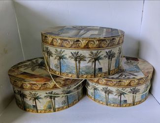 Boxes Nesting Boxes Set of 3 Decorative
