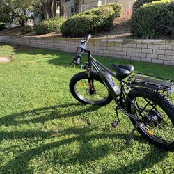 1500W Electric Bike, 26” Fat Tire — Christmas Price $400