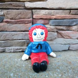 Vintage Ceramic Raggedy Andy Figurine 