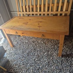 Handcrafted Wooden Table