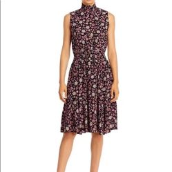 Nanette By Nanette Lepore Floral Smocked Midi Dress – Size 8