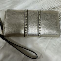 INC INTERNATIONAL CONCEPTS Hazel Studded Zip Around Wristlet Wallet
