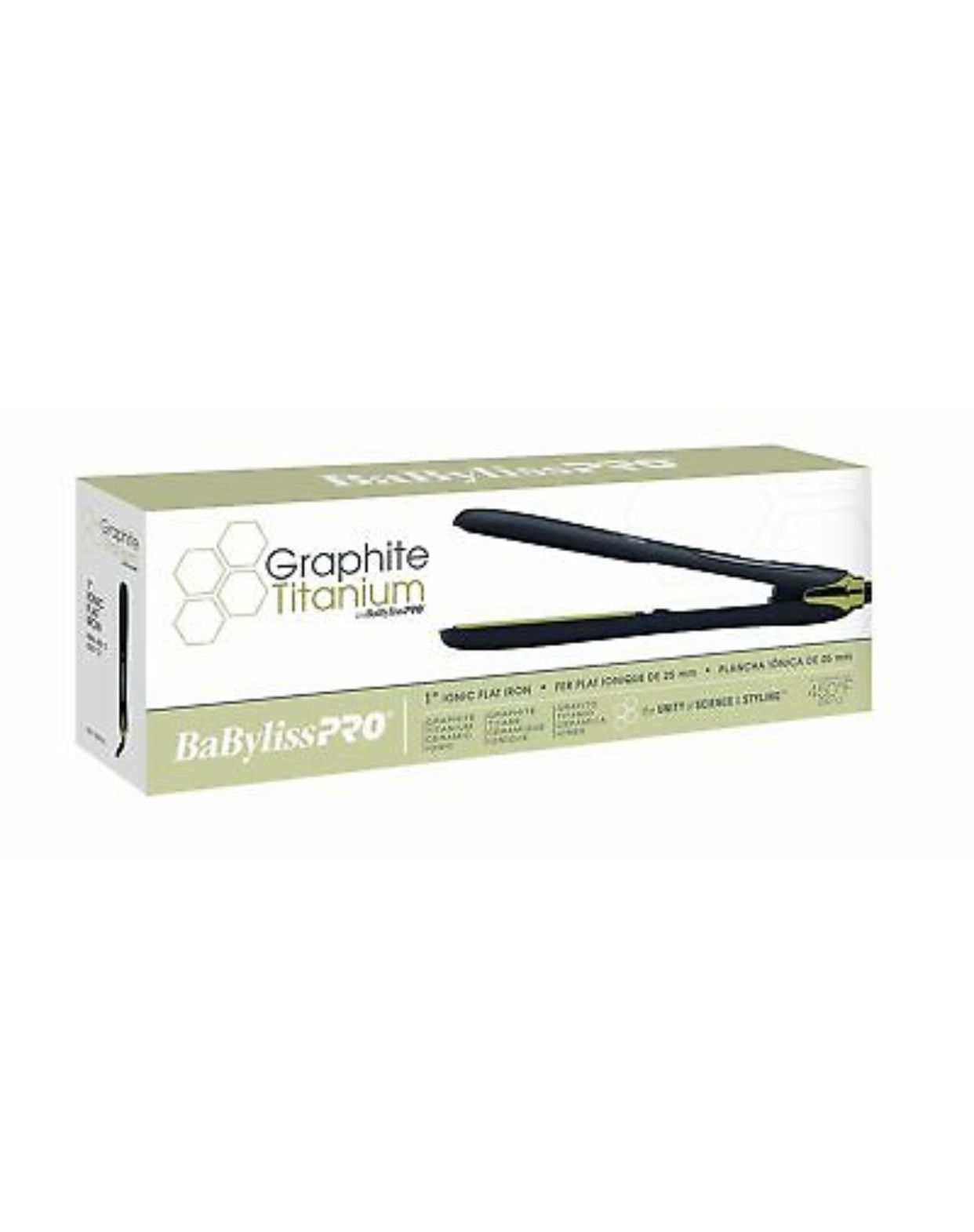 BaBylissPRO BaByliss PRO Graphite Titanium Ionic Flat Iron