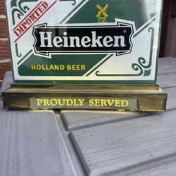 Vintage Heineken Holland beer sign