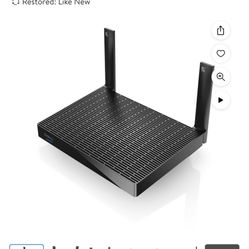 Restored Linksys EA8100 4x4 MU-MIMO Dual-Band Gigabit Router with USB 3.0 and eSATA (Refurbished)