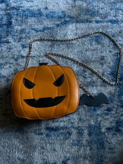 Halloween pumpkin purse