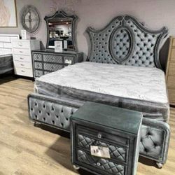 Crown Bedroom Set Collection ✅ Fast Delivery 