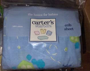 New. Cotton crib sheets. $7ea or 2/$12