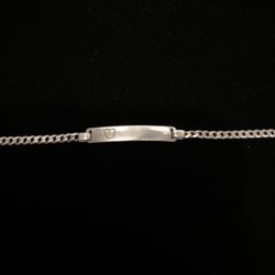 Silver Women’s ID Bracelet 6.5”
