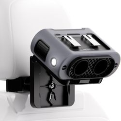 14500mAh Portable Car Fan Rechargeable Battery Opearated, Clip on Car Seat Headrest 360 Rotatable, 5-Speed Backseat Fans for Baby Rear Facing Cooling